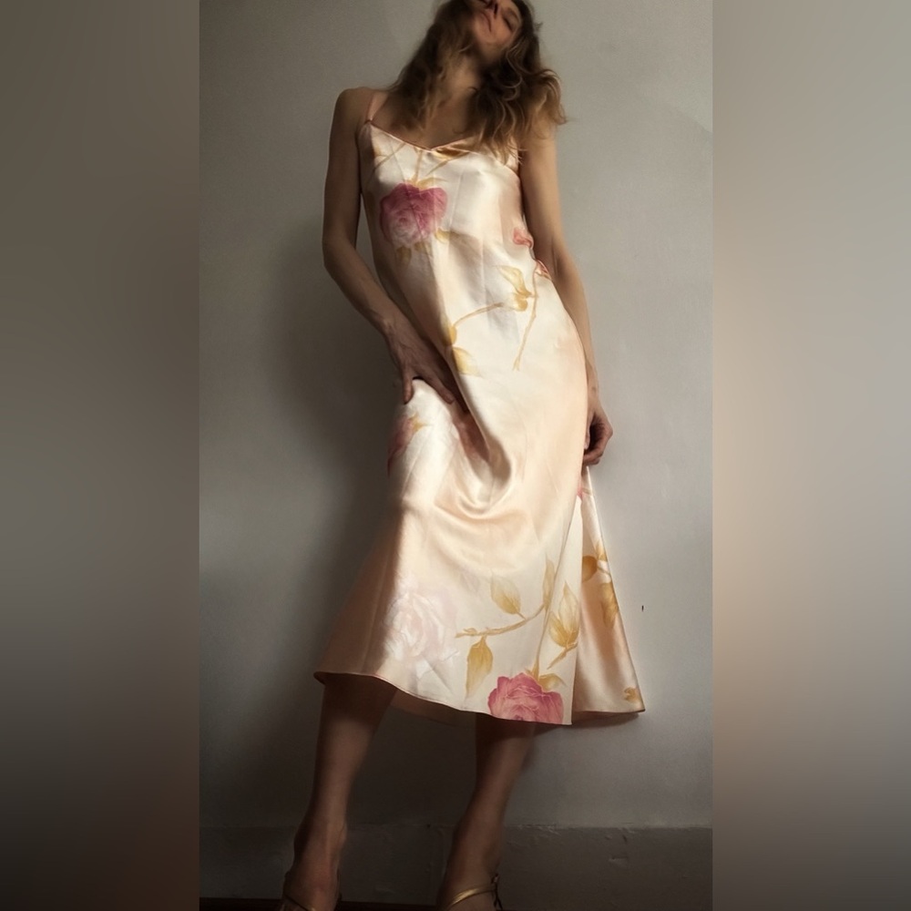 Oscar De Larenta Silk Dress